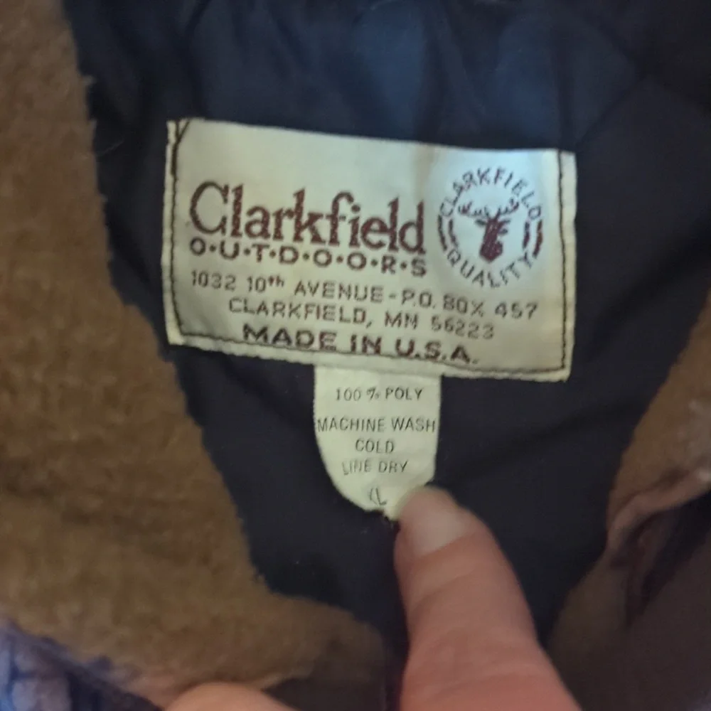 Vintage Clarkfield Outdoors Camouflage Hooded Jacket - Picture 2 of 5